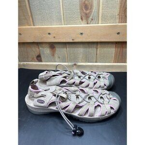 Keen Womens Waterproof Closed Toe Sandals Size 9 Gray & Pink